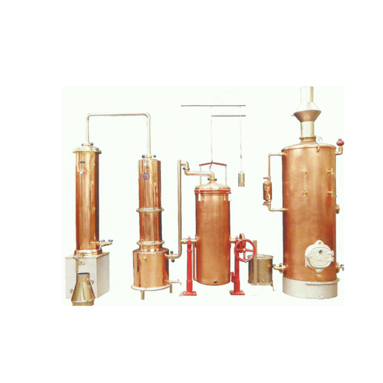 Máquina destilação em cobre com retificador especial